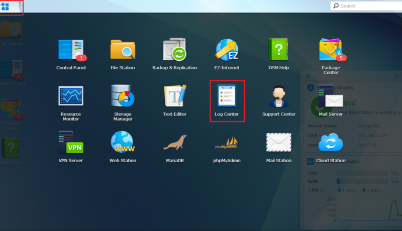 Kích hoạt các tiện ích cơ bản trên NAS Synology Kích hoạt các tiện ích cơ bản trên NAS Synology