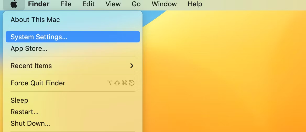vao system settings tren macos