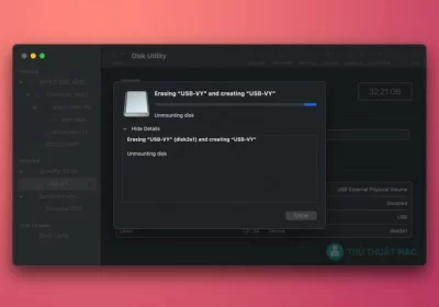 format USB hoặc ổ cứng trên macOS