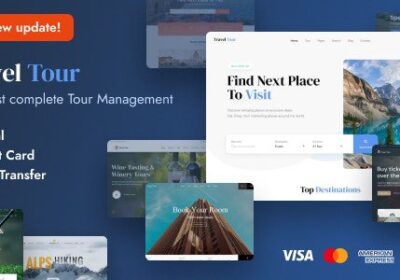 Theme du lịch tuyệt đẹp cho WordPress – Travel Tour 5.2.6
