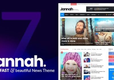 Jannah 7.5.1 – Newspaper Magazine News BuddyPress WordPress Theme