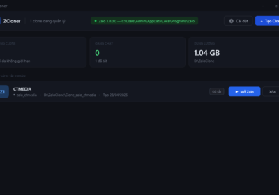 ZCloner — Quản lý nhiều tài khoản Zalo trên một máy Windows