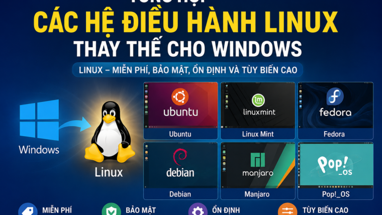 Tổng hợp các hệ điều hành linux thay thế cho windows
