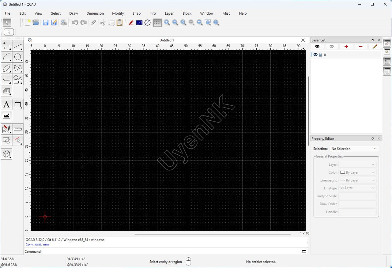 QCAD – Phần Mềm Thiết Kế CAD 2D Thay Thế AutoCAD