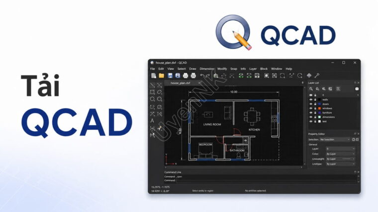 QCAD – Phần Mềm Thiết Kế CAD 2D Thay Thế AutoCAD